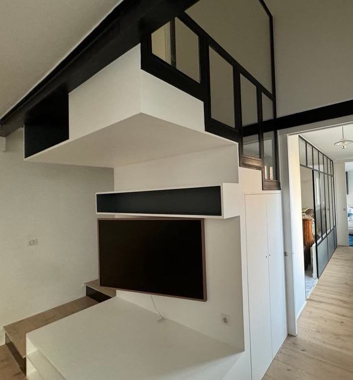 Escalier et meuble sur mesure